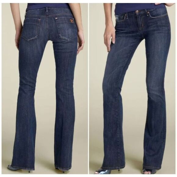 Joes Jeans Rocker Fit Dark Wash Denim Bootcut Jeans Size 27 - Picture 1 of 9